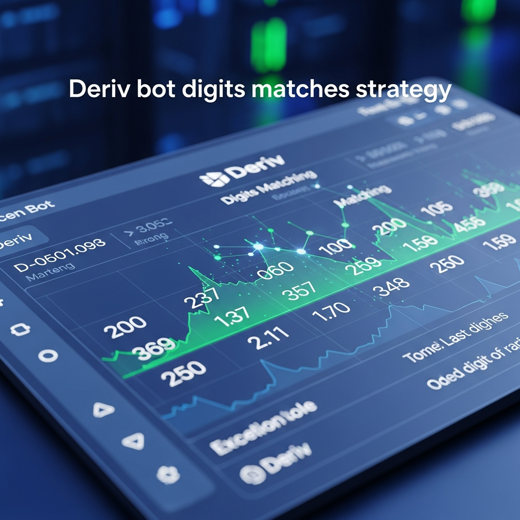 deriv bot digits matches strategy - Visual 2