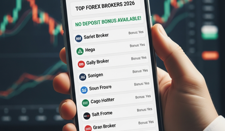 forex brokers with no deposit bonus 2026