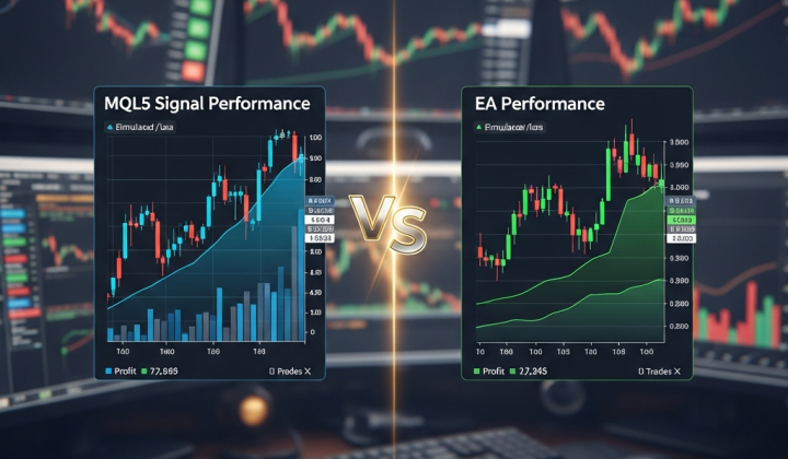 mql5 signal vs ea performance