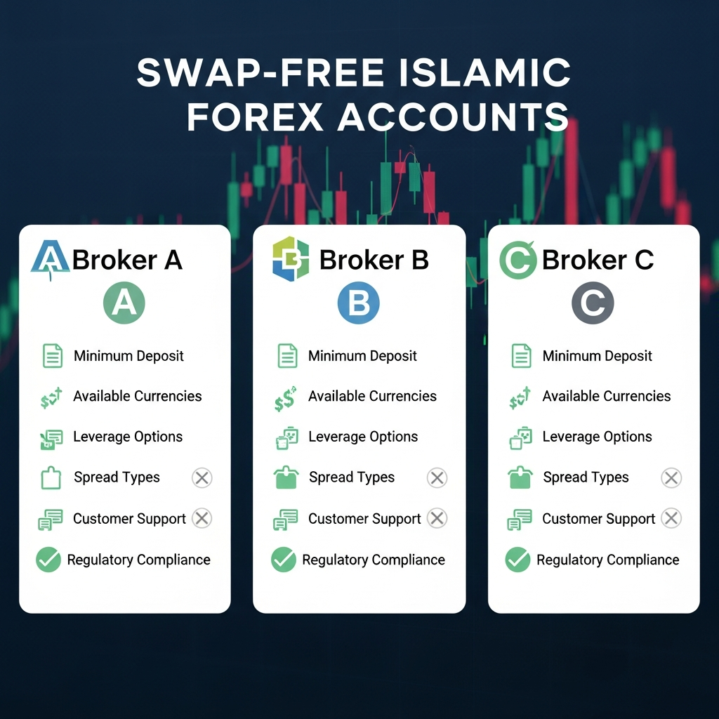 swap-free islamic forex accounts comparison - Visual 1