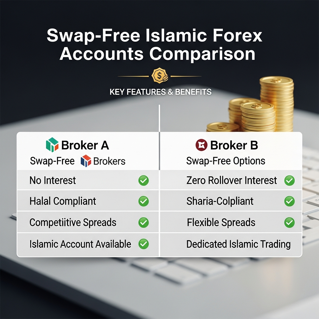swap-free islamic forex accounts comparison - Visual 2